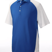 UltraClub&reg; Adult Cool & Dry 2-Tone Stain-Release Performance Polo