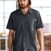 Men’s Short-Sleeve Industrial Poplin Work Shirt